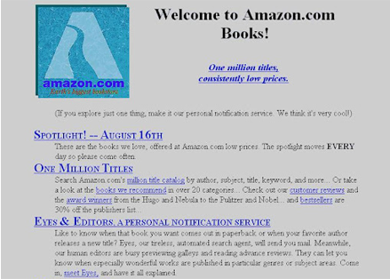 Amazon, an MVP example