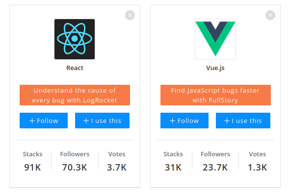 React vs Vue