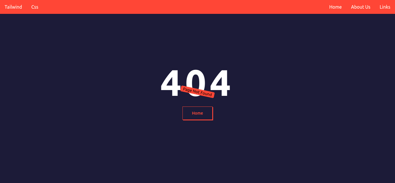 home component in 404 error